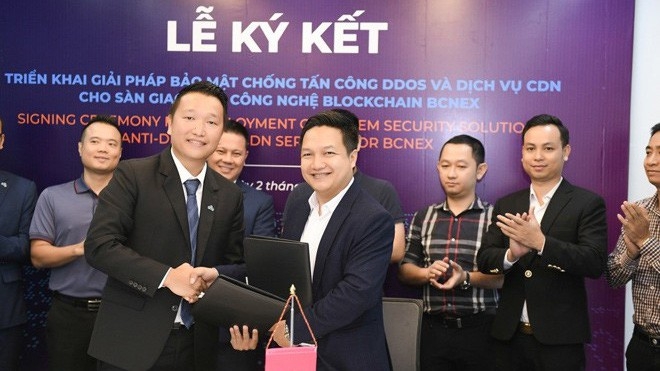 Lễ ký kết hợp đồng dịch vụ về bảo mật giữa Akamai, CMC và Bcnex nhằm chuẩn bị tốt nhất cho việc khởi chạy chính thức của sàn giao dịch công nghệ blockchain Bcnex và sự kiện ICO tới đây.