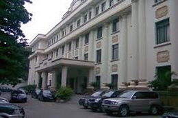 Một góc trụ sở Bộ Công Thương tại Hà Nội.