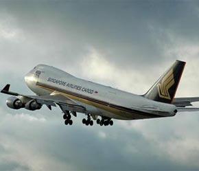 Một máy bay của hãng Singapore Airlines.