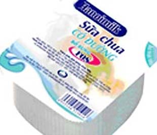Sản phẩm sữa chua ăn có đường của Hanoimilk.