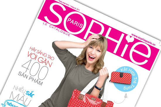 Sophie Paris Vietnam đã gặt hái được thành công bất ngờ khi mới chỉ cung cấp dịch vụ đặt hàng trực tuyến kể từ tháng 4/2011.