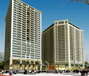 Bản vẽ phối cảnh Sky City Towers.