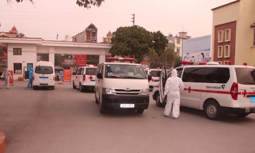 Bệnh viện dã chiến đầu tiên ở Hải Dương đã tiếp nhận 69 ca dương tính Covid-19