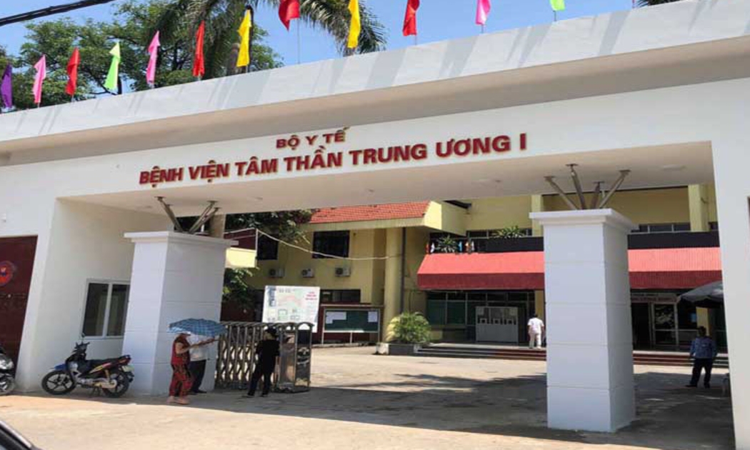 Bệnh viện Tâm thần Trung ương I, nơi xảy ra vụ án ma túy.