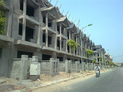 Một góc khu đô thị mới Vân Canh.