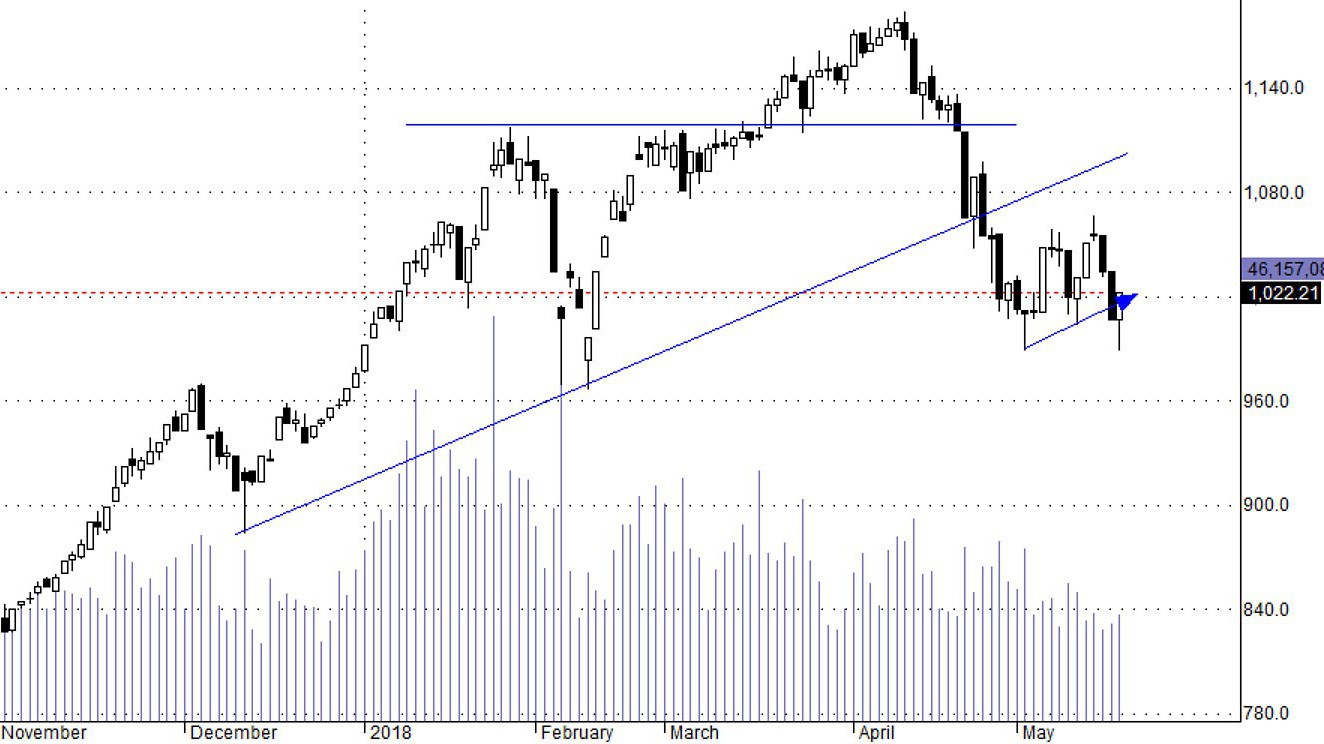 VN30 có phiên chạm đây cũ và đảo chiều khá mạnh.