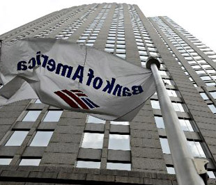 Bank of America là ngân hàng đứng đầu trong danh sách 10 ngân hàng phải tăng vốn, với 34,9 tỷ USD - Ảnh: Bloomberg.