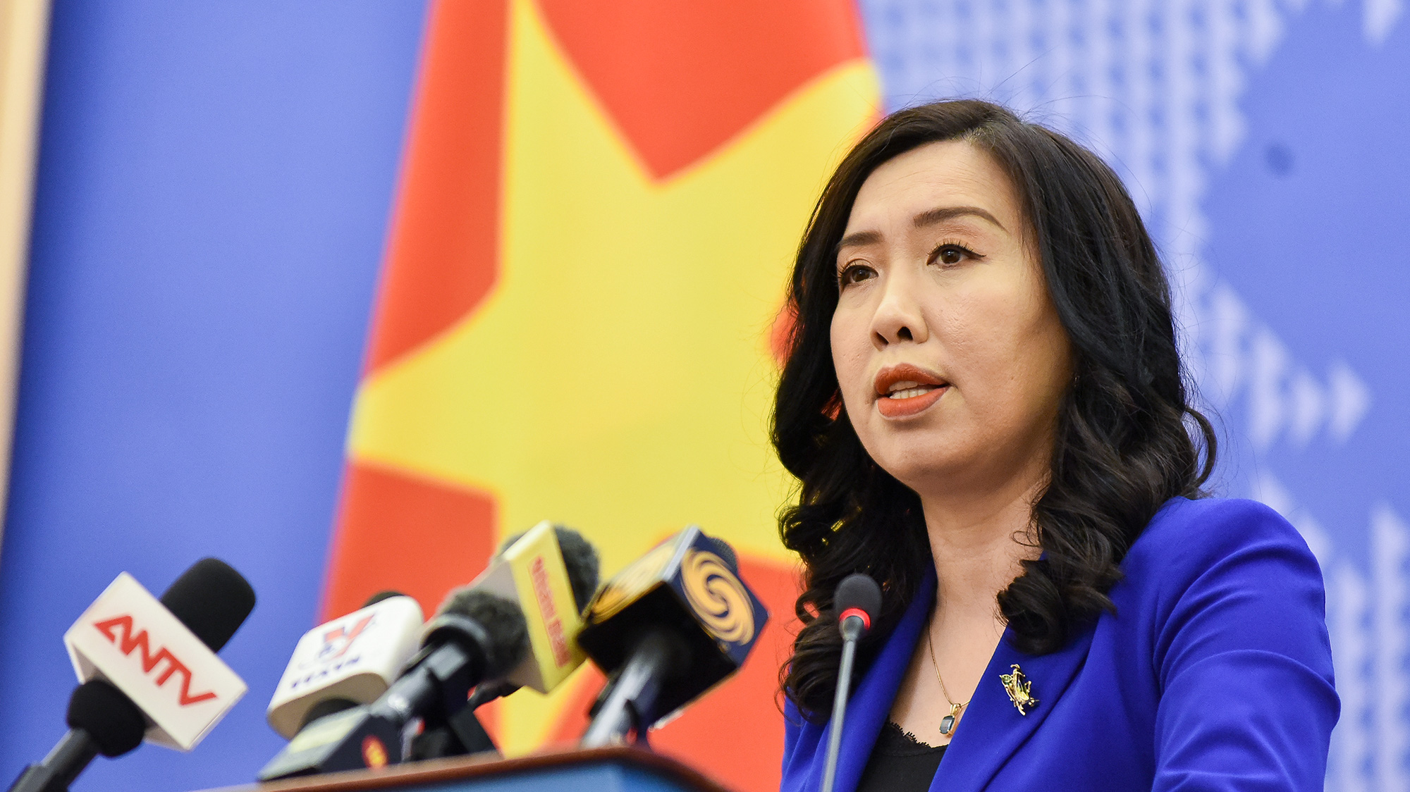 Người Phát ngôn Bộ Ngoại giao Lê Thị Thu Hằng - Ảnh: Báo TGVN