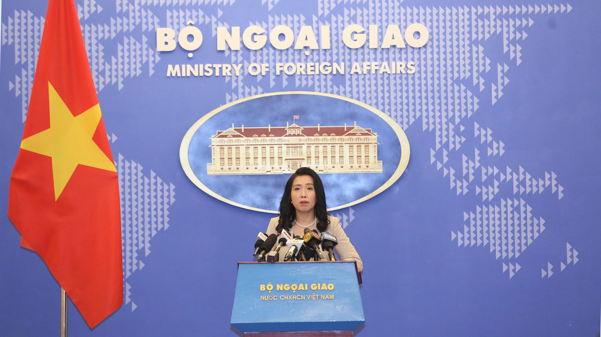 Người phát ngôn Bộ Ngoại giao Việt Nam, bà Lê Thị Thu Hằng.
