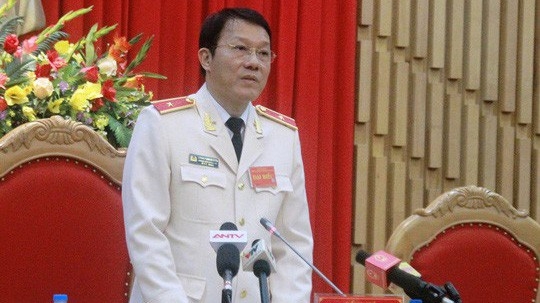 Chánh văn phòng Bộ Công an Lương Tam Quang chủ trì buổi họp báo chiều 7/8.