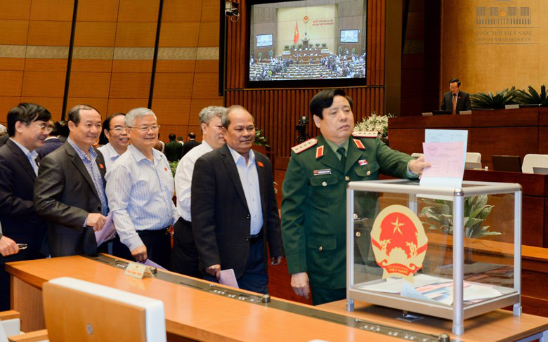 Kết quả phiếu phê chuẩn bộ trưởng thấp nhất trên 60% tổng số đại biểu đồng ý, phần đa là dao động từ trên 70% đến trên 80%, chỉ vài vị trên 90%.