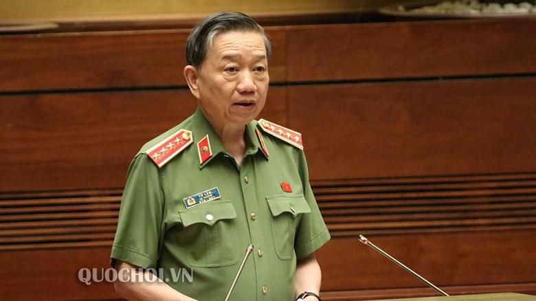 Bộ trưởng Công an Tô Lâm trả lời chất vấn trước Quốc hội 
