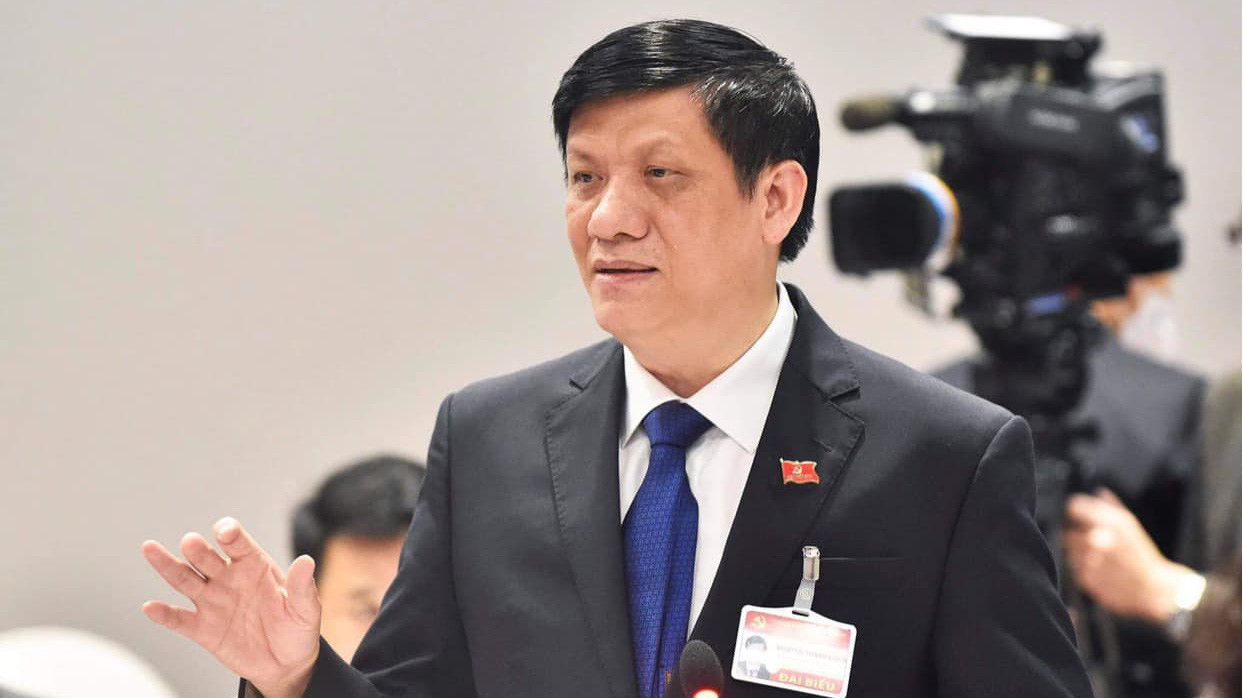 Bộ trưởng Nguyễn Thanh Long phát biểu tại cuộc họp trực tuyến khẩn cấp của Ban Chỉ đạo quốc gia phòng chống dịch Covid-19.