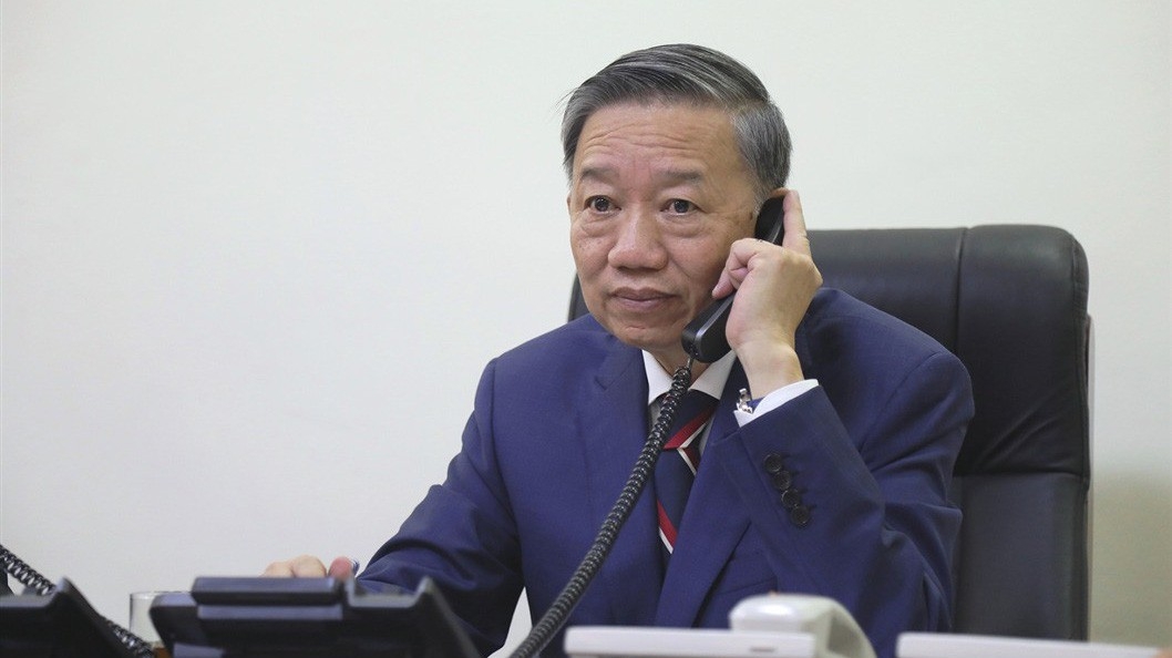 Đại tướng Tô Lâm, Bộ trưởng Bộ Công an điện đàm với bà Priti Patel, Bộ trưởng Bộ Nội vụ Liên hiệp Vương quốc Anh và Bắc Ireland 