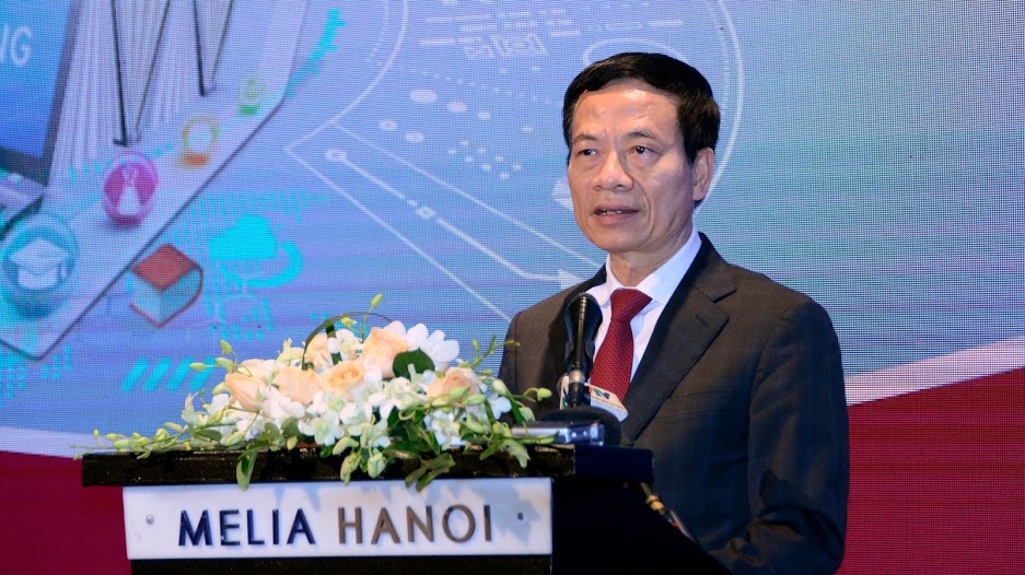 Bộ trưởng Bộ Thông tin và Truyền thông Nguyễn Mạnh Hùng. 