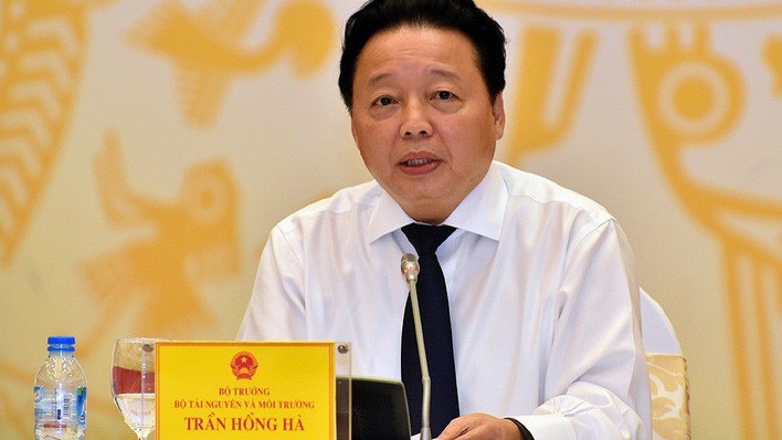 Ông Trần Hồng Hà, Bộ trưởng Bộ Tài nguyên và Môi trường.