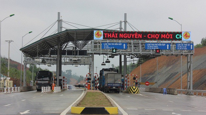 Trạm thu phí BOT Thái Nguyên - Chợ Mới.