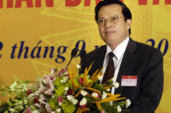 Bộ trưởng Bộ Nội vụ Trần Văn Tuấn.