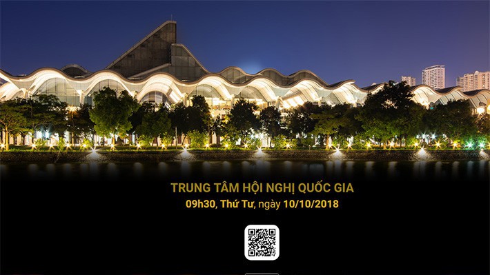 Thư mời tham dự sự kiện ra mắt Bphone 3 của Bkav.