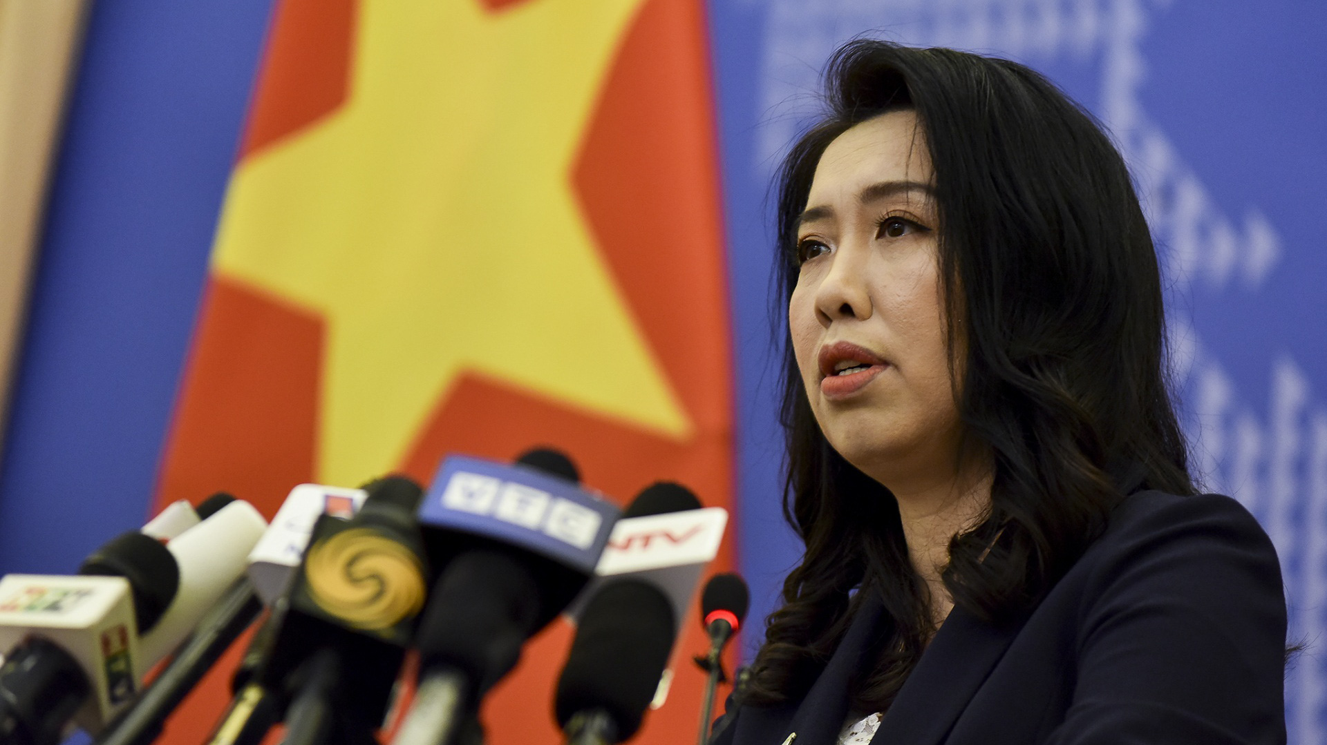 Người phát ngôn Bộ Ngoại giao Lê Thị Thu Hằng - Ảnh: TGVN.