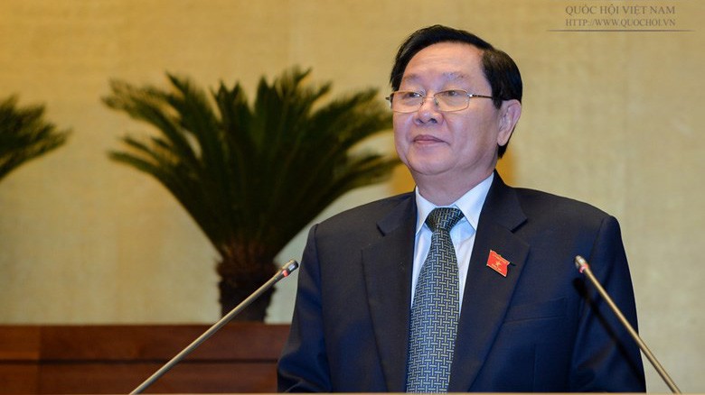 Bộ trưởng Bộ Nội vụ Lê Vĩnh Tân. 