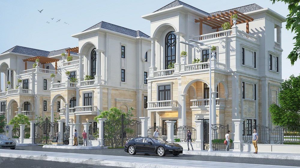 Phối cảnh dự án Mon Rosalia Villas.