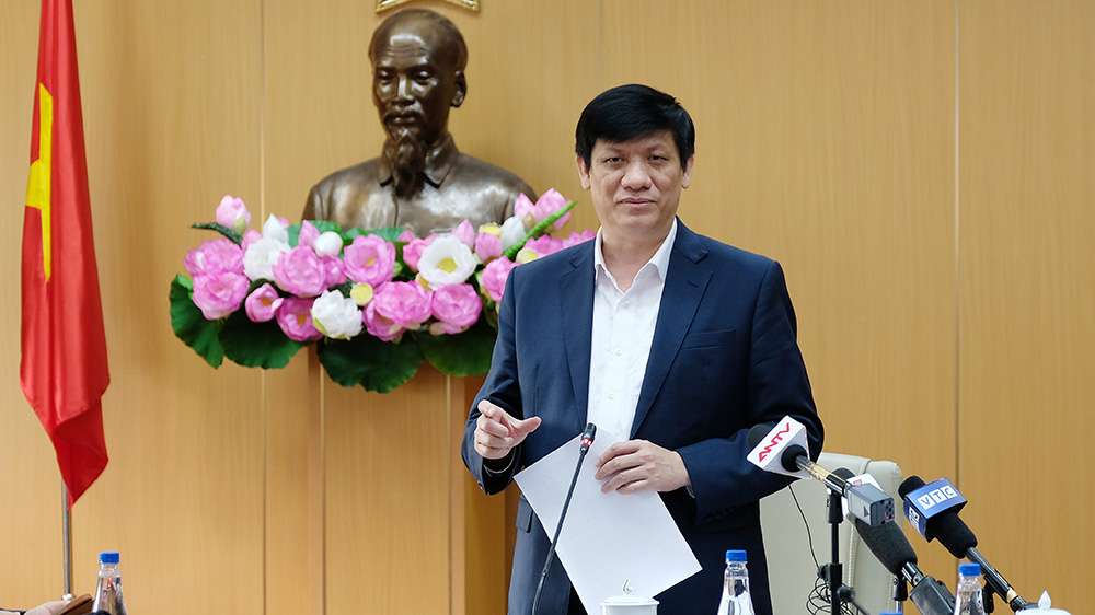 Bộ trưởng Bộ Y tế Nguyễn Thanh Long. Ảnh - Trần Minh. 