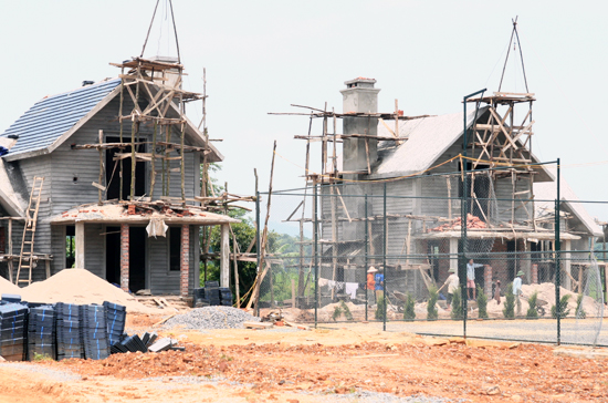 Chuỗi biệt thự Green Villas 4 đang được triển khai đúng tiến độ cam kết với khách hàng.