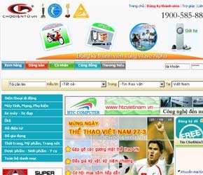 Chodientu, một trong những website thương mại điện tử từng bị hacker tấn công trong năm 2006.