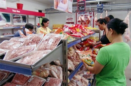 CPI tháng 3 của Hà Nội tăng 4,72% so với tháng 12/2009.