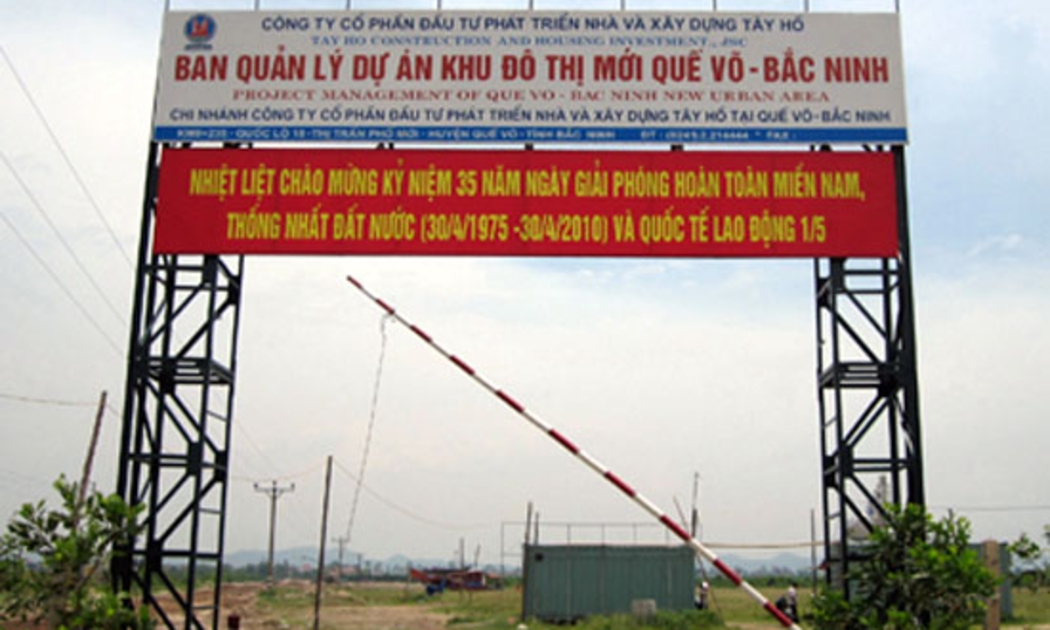 Dự án khu đô thị mới Quế Võ (Bắc Ninh) đã nhiều lần điều chỉnh quy hoạch.