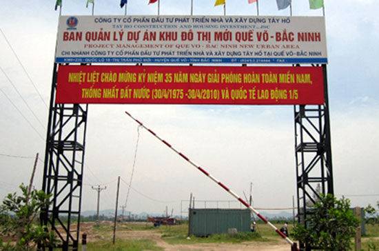 Dự án khu đô thị mới Quế Võ (Bắc Ninh) đã nhiều lần điều chỉnh quy hoạch.