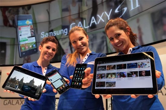 Máy tính bảng của Samsung liên tục bị thua trong cuộc chiến bản quyền với Apple.