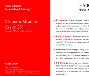 Báo cáo HSBC cho rằng, từ đầu năm tới nay, thị trường chứng khoán Việt Nam đã chứng kiến mức độ lên xuống mạnh của giá cổ phiếu, tương tự những gì diễn ra trên thị trường toàn cầu.