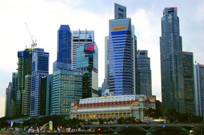  Singapore đang là trung tâm hàng đầu châu Á về quản lý vốn và dịch vụ ngân hàng cá nhân - Ảnh: Uyên Viễn.