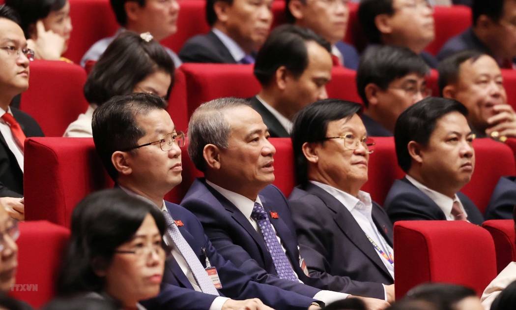 Các đại biểu dự phiên họp chiều ngày 27/1.