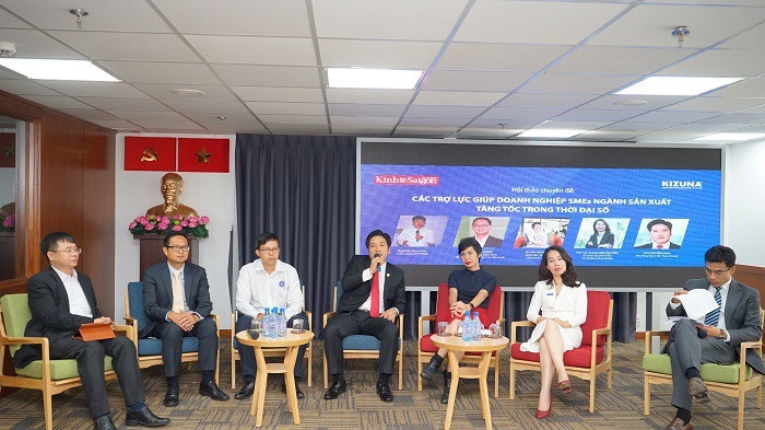 Các diễn giả chia sẻ giải pháp để doanh nghiệp SMEs ngành sản xuất tăng tốc