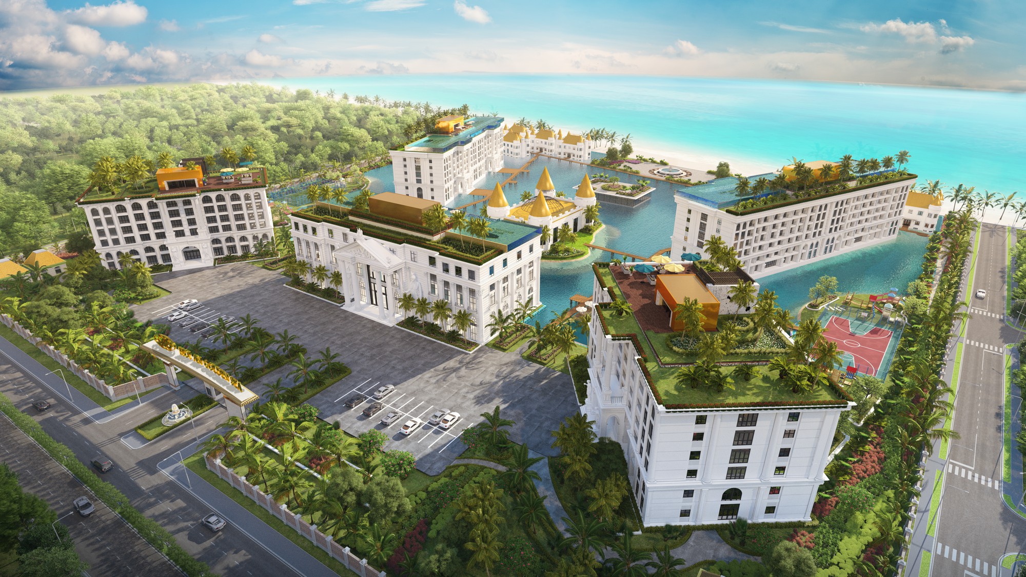 Hội An Golden Sea đã gây được tiếng vang trên thị trường bất động sản Việt Nam bởi thiết kế độc đáo và khác biệt.