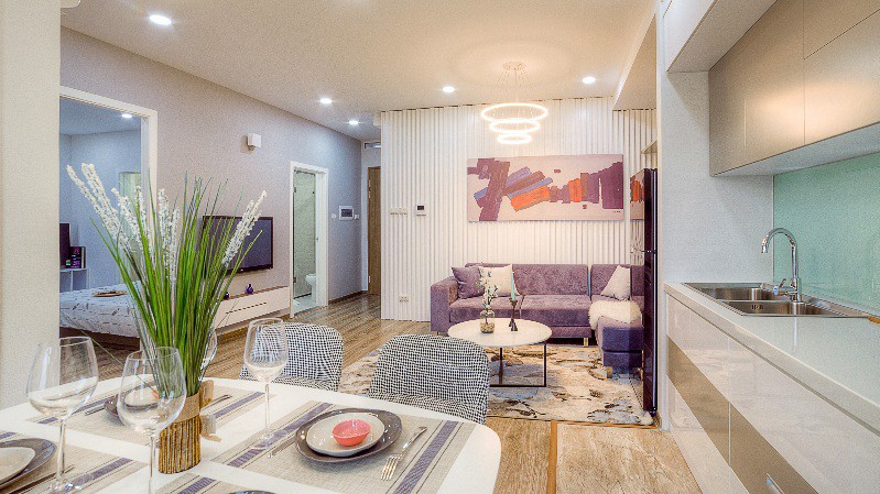 Căn hộ mẫu tại dự án EcoLife Capitol.