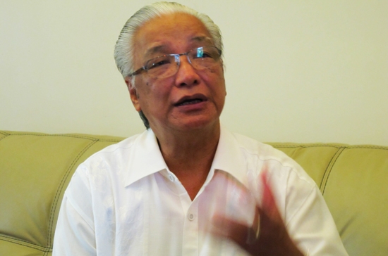 Ông Cao Sỹ Kiêm: " Biện pháp về lãi suất chỉ là một thôi. Muốn giải quyết được một cách cơ bản thì phải thực hiện nhiều chuyện khác nữa" - Ảnh: Anh Quân.