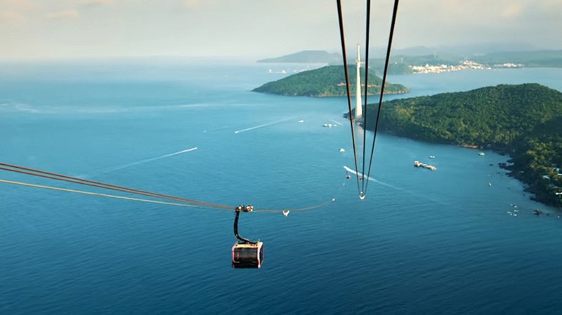 Dự án tuyến cáp treo 3 dây Cát Hải – Phù Long trên đảo Cát hải và đảo Cát Bà thuộc huyện Cát Hải - Ảnh minh họa.