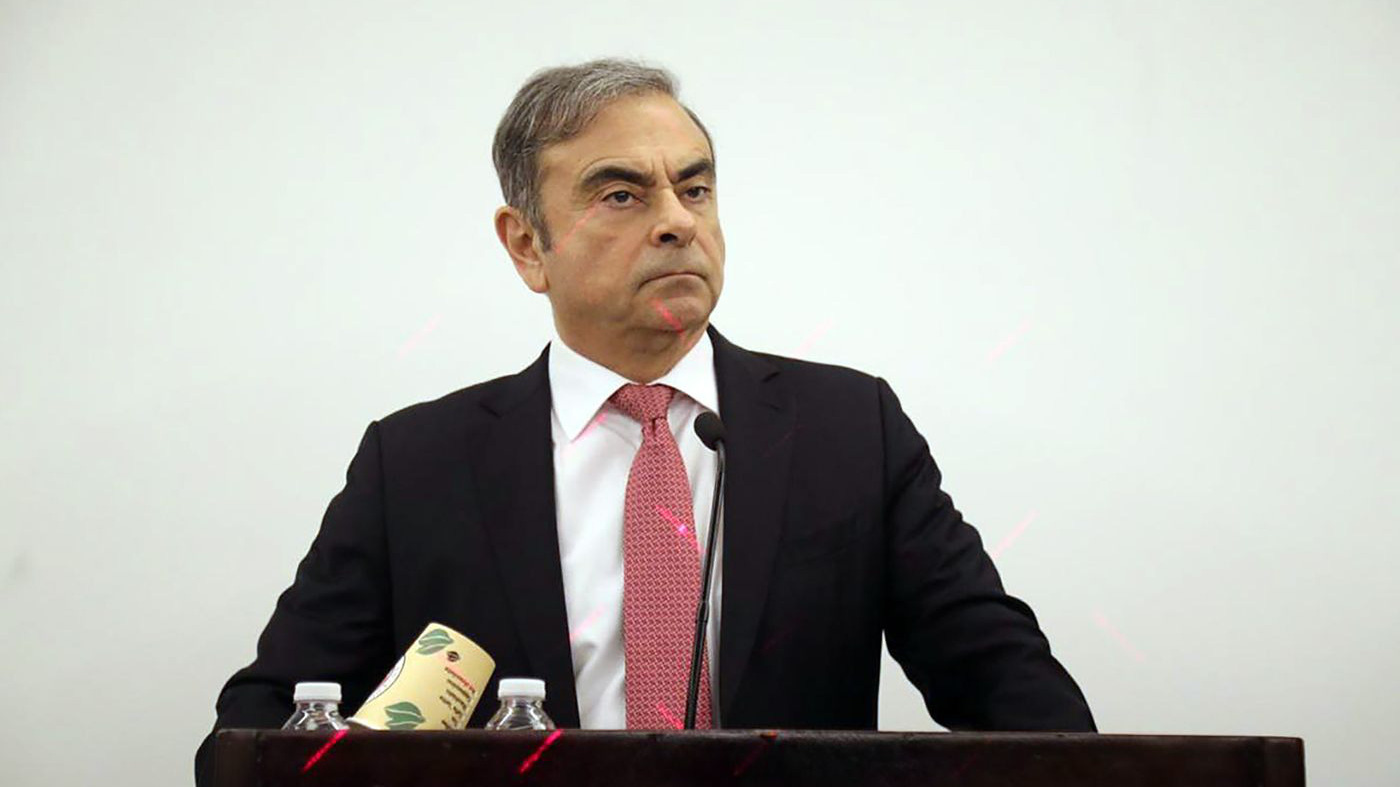 Carlos Ghosn phát biểu tại họp báo ở Beirut, Lebanon ngày 8/1/2020 - Ảnh: Bloomberg.