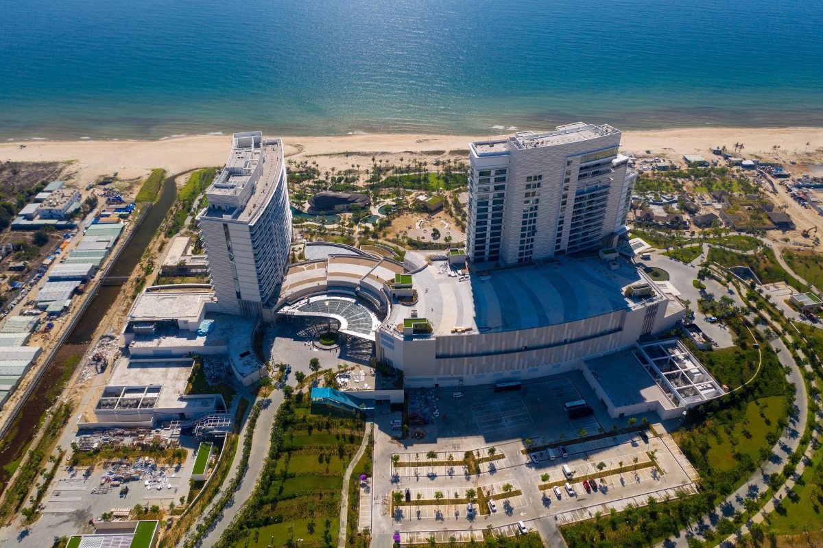 Casino Nam Hội An sau gần 2 năm thi công.