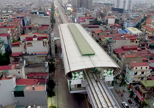 Đường sắt Cát Linh - Hà Đông dự kiến đưa vào khai thác thương mại từ quý 2/2018.&nbsp;