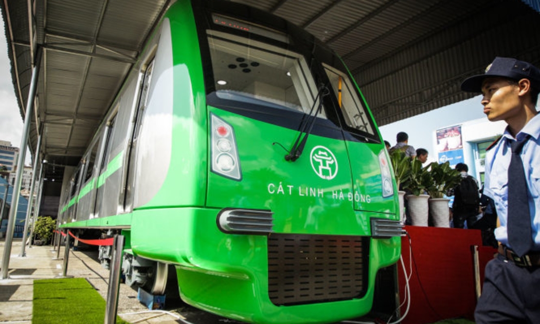 Tàu điện Cát Linh Hà Đông - một dự án có sử dụng nguồn vốn từ Trung Quốc.