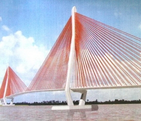 Mô hình cầu Cần Thơ.