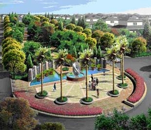 Phối cảnh một góc Eco Park.