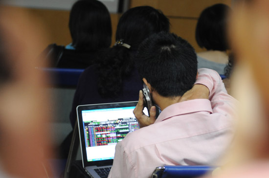 Tính thanh khoản của thị trường sẽ là vấn đề mấu chốt quyết định mức độ điều chỉnh của thị trường - Ảnh: Quang Liên.