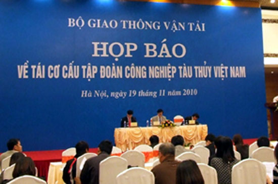 Nhiều thông tin mới về Vinashin đã được công bố tại cuộc họp báo.