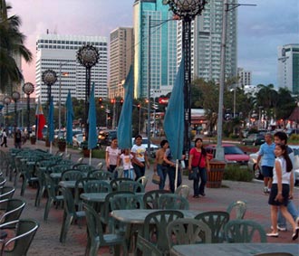Một góc thủ đô Manila, Philippines.